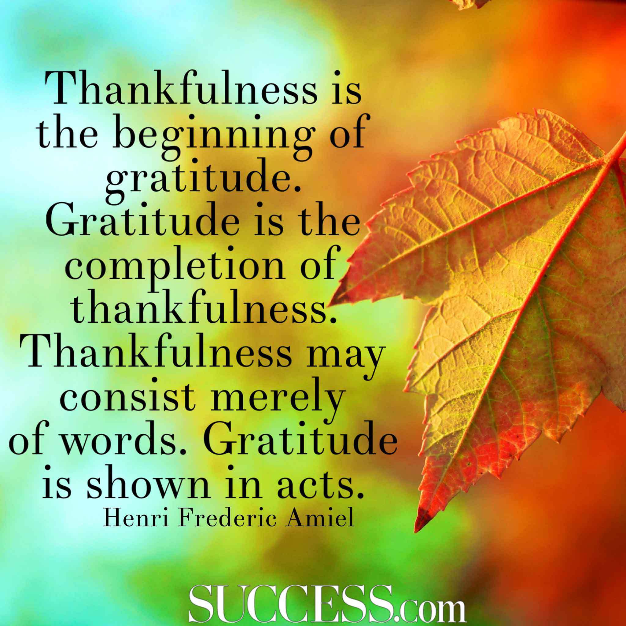 Famous Quotes About Gratitude
