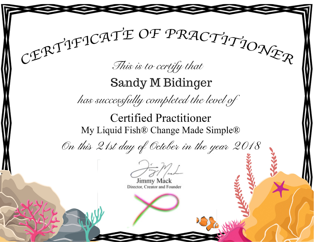 SandyB MLF Certificate